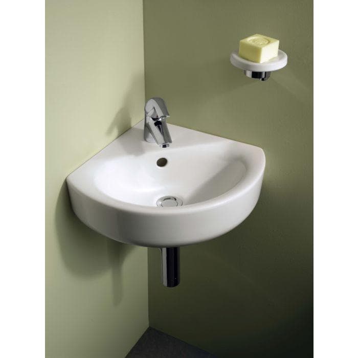 Ideal Standard Connect Arc Eck-Waschtisch 48x44cm Weiß