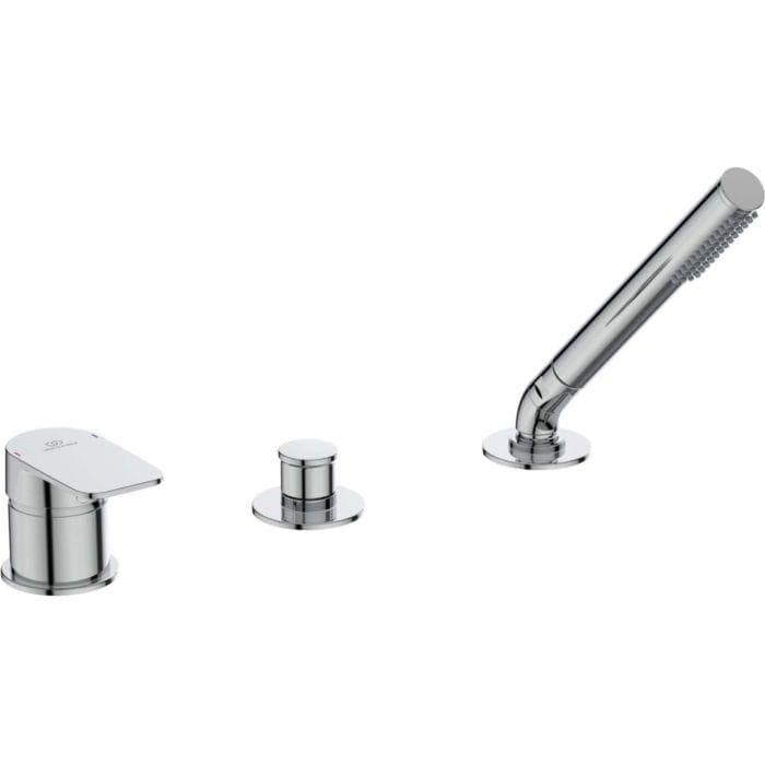 Ideal Standard Tonic II 3-Loch-Wannenarmatur A6349AA Wannenrandmontage, verchromt