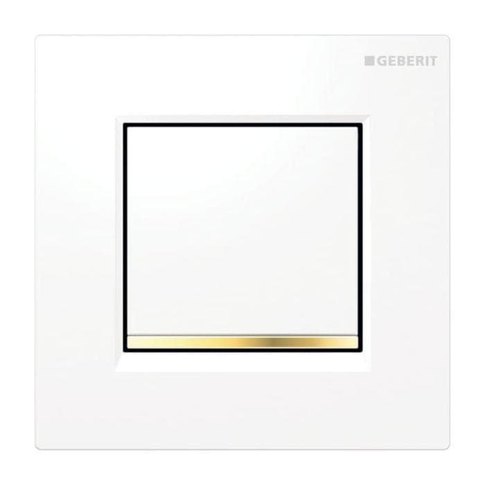Geberit Urinalsteuerung Typ 30 116017KK1 Pneumatisch Weiß/Vergoldet