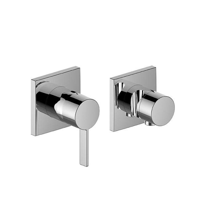 Keuco IXMO Einhebelmischer Fertigset mit Umstellventil und Schlauchanschluss