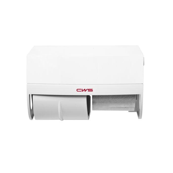 CWS Paradise Toilettenpapierspender 2 Rollen Kunststoff Weiß