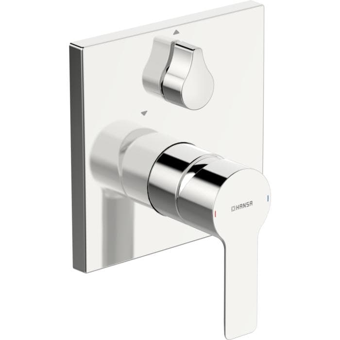 Hansa Wannenarmatur Hansaligna 83859513 Hansabluebox Eckige Rosette Chrom