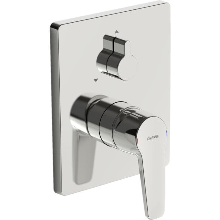 Hansa Wannenarmatur Hansapolo 80623093 Chrom Unterputz mit Sicherungseinrichtung