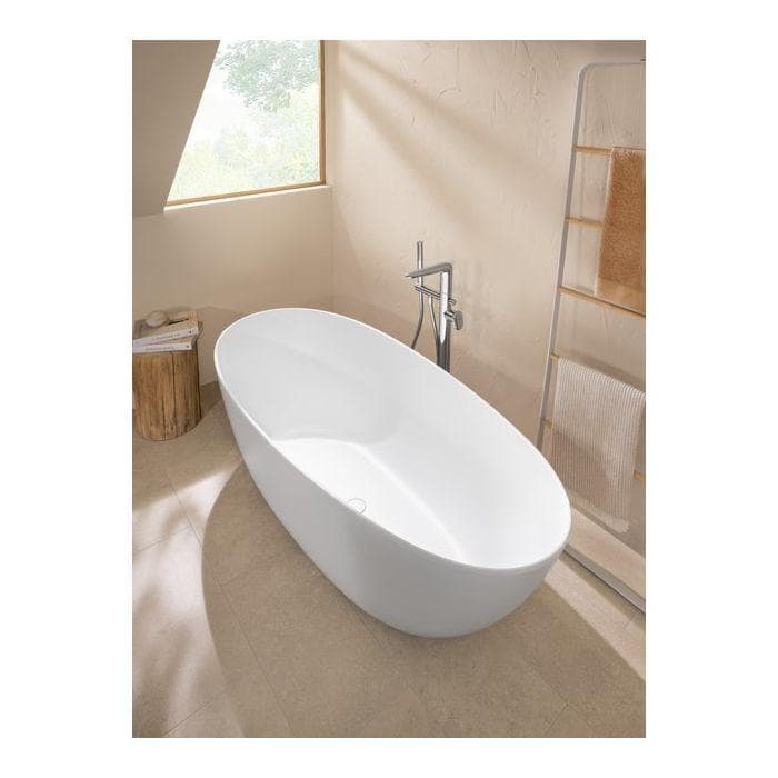 Villeroy und Boch Antao Freistehende Badewanne 170x75 cm Stone White