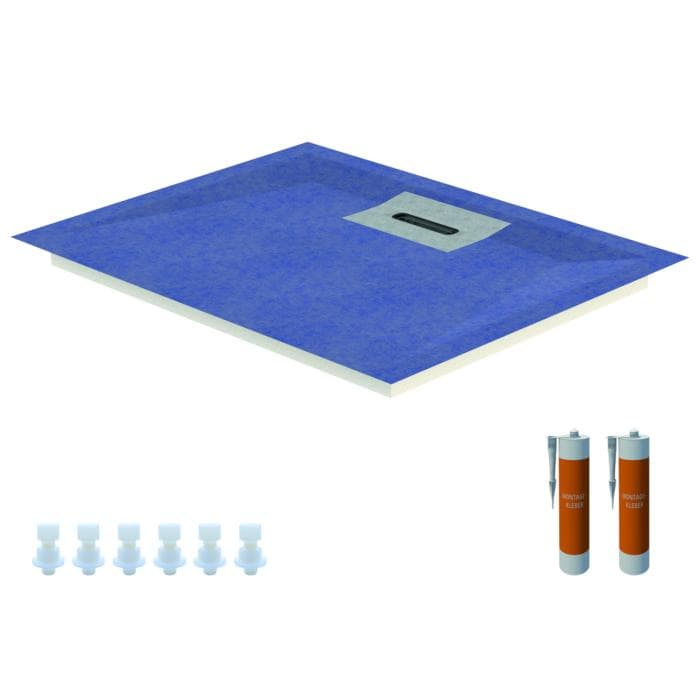 Schedel Line Flow Duschelement 100 x 80 cm