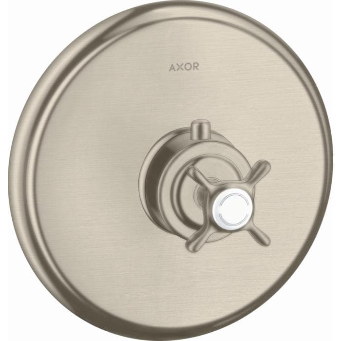 hansgrohe Axor Montreux Unterputz-Thermostat Kreuzgriff Silber