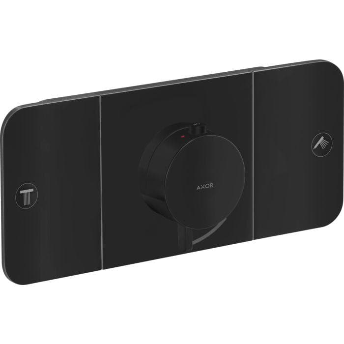 Hansgrohe Axor One Unterputz-Thermostatmodul 2 Verbraucher Mattschwarz