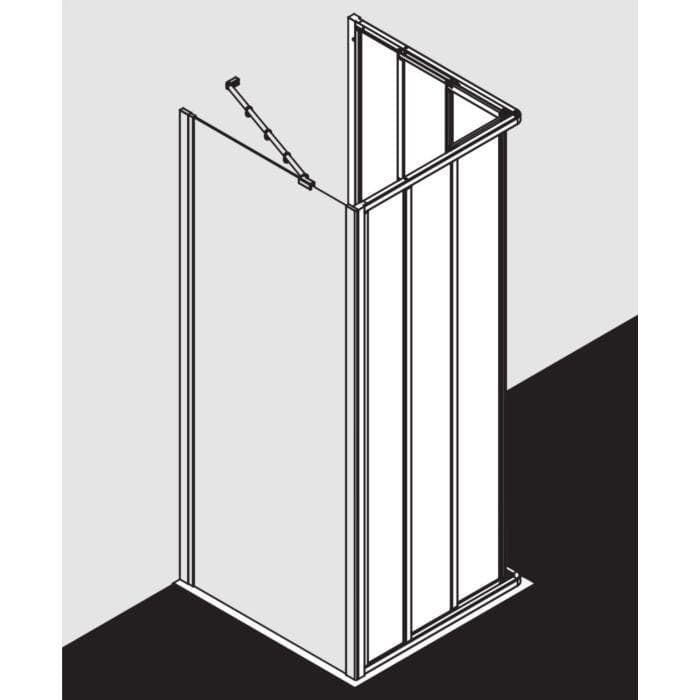 Kermi Eckeinstieg Ibiza 2000 Duschkabine 80x200 cm