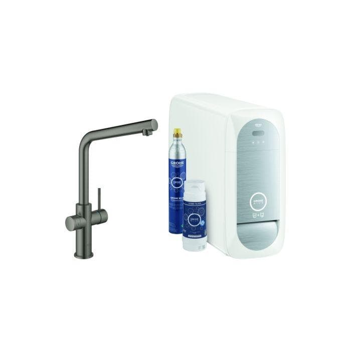 Grohe Blue Home Spültisch-Einhebelmischer 31454AL1 Hard Graphite