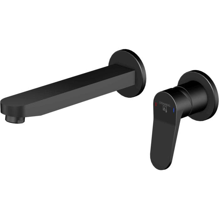 Steinberg Serie 340 Unterputz-Waschtischarmatur Wandmontage Matt Black