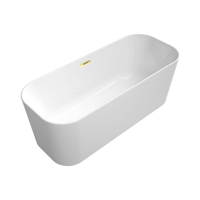 Villeroy & Boch Finion Freistehende Badewanne 170x70cm Weiß Gold