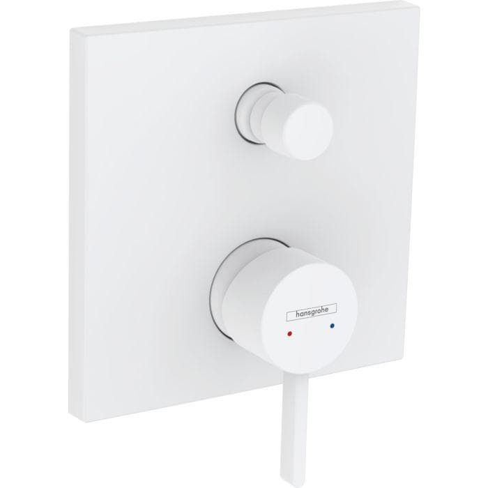 hansgrohe Finoris Fertigmontageset 76415700 Unterputz-Wannenarmatur Mattweiß