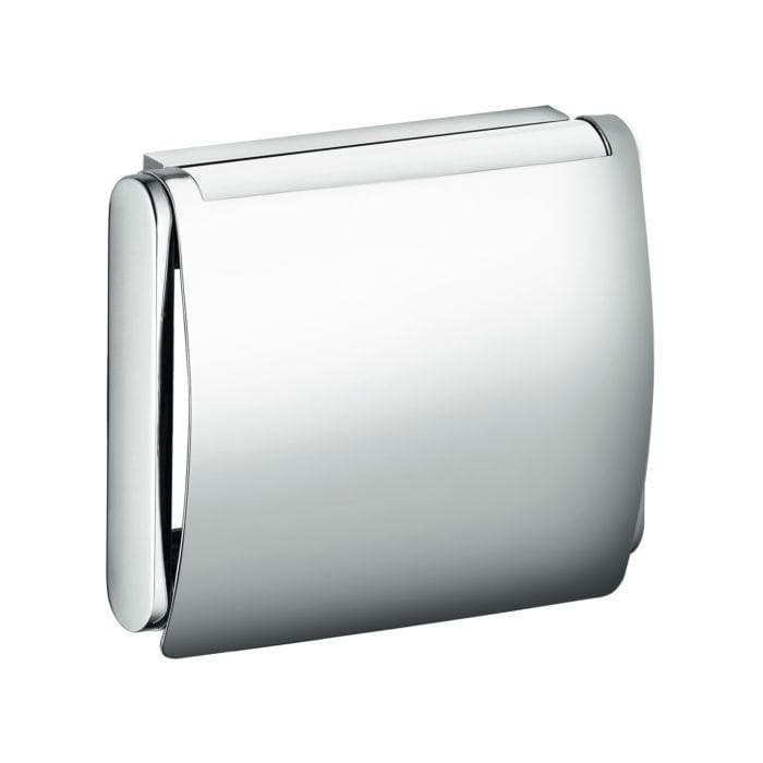 Keuco Toilettenpapierhalter Plan mit Deckel - Hochglanz-Verchromt für Badezimmer