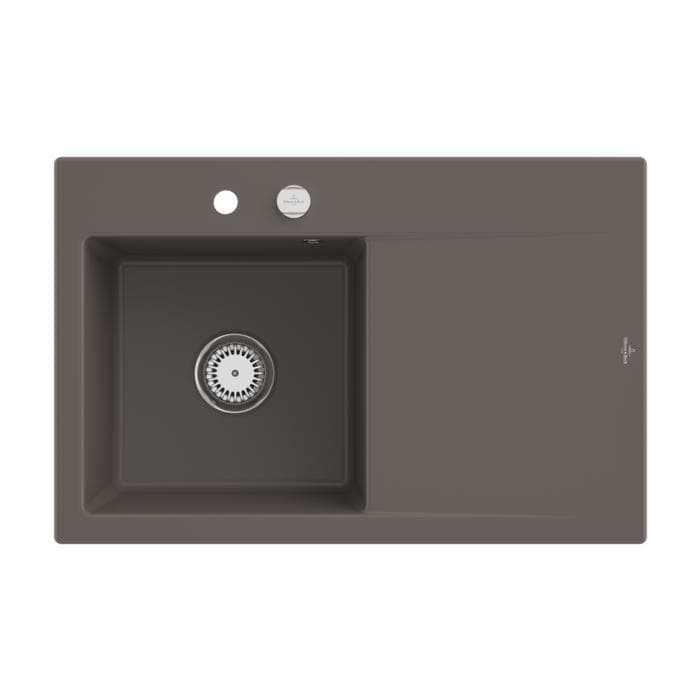 Villeroy und Boch Subway Style 45 Flat Einbauspüle 334802TR links