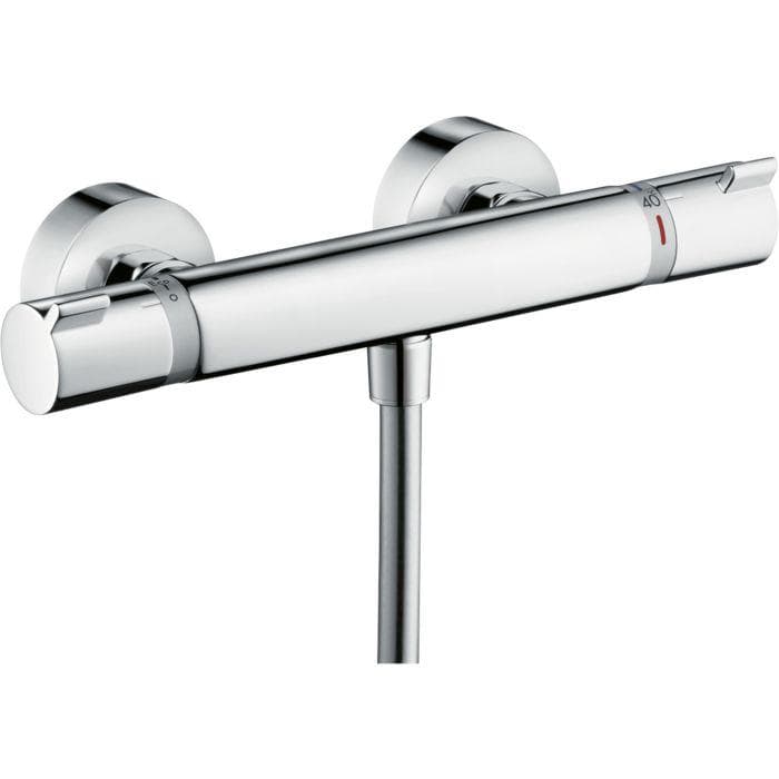 Hansgrohe Duscharmatur mit Ecostop-Taste Metall
