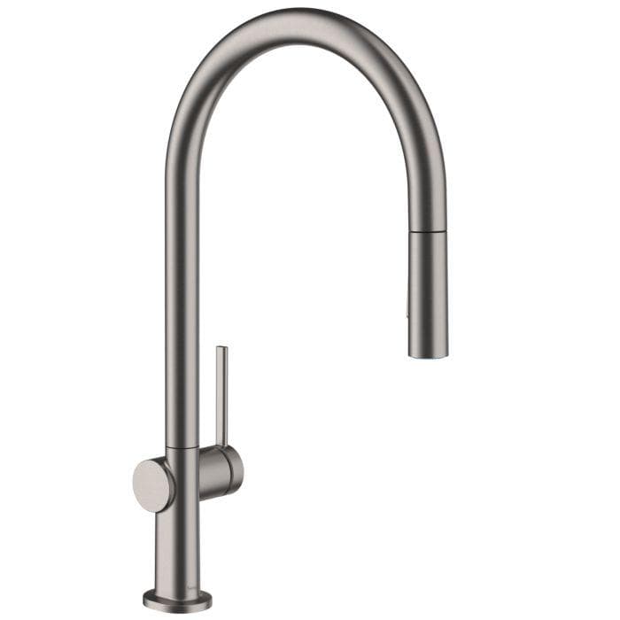 hansgrohe Talis M54 210 Küchenarmatur mit Ausziehbrause brushed black