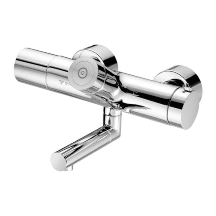 Schell Vitus Wand-Waschtisch-Thermostat 270 mm Batteriebetrieb Chrom
