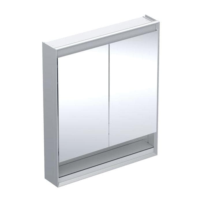 Geberit One Spiegelschrank 75 x 90 x 15 cm Aluminium eloxiert
