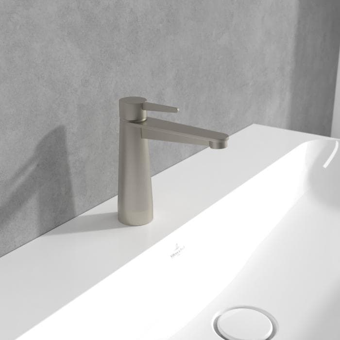 Villeroy & Boch Conum Einhebel-Waschtischarmatur brushed nickel black