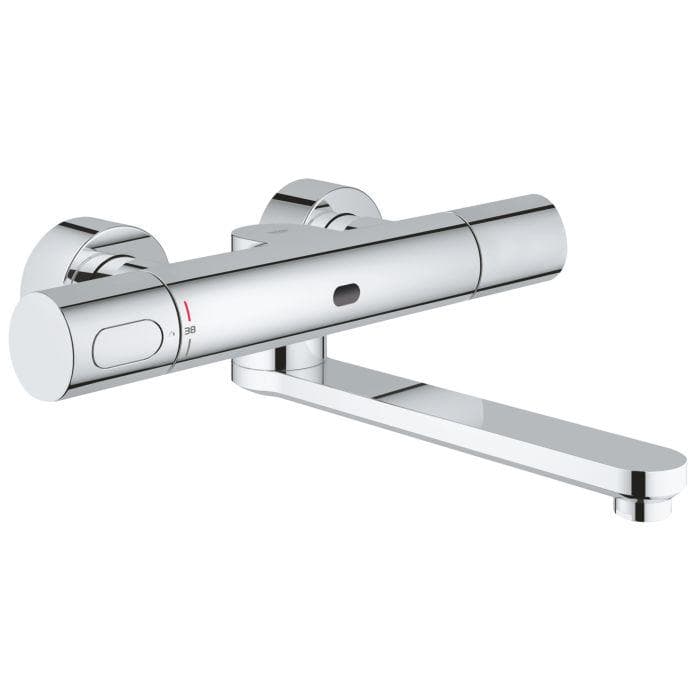 Grohe Eurosmart CE Infrarot-Waschtisch-Wand-Armatur 287 mm Silber