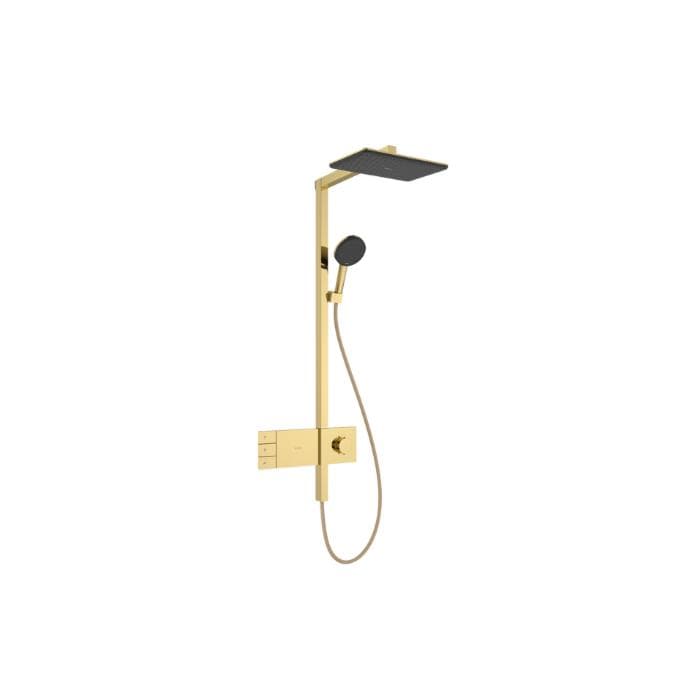 hansgrohe Raindance Alive Q Duschsystem 24591990 2 Strahlarten EcoSmart 7,6 l/min Polished Gold Optic