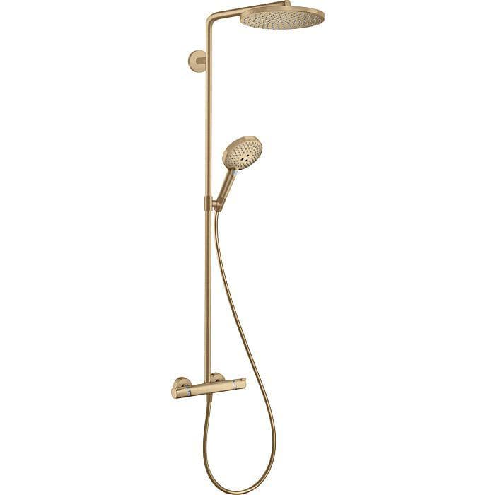 Hansgrohe Raindance S Duschsystem 28825140 PowderRain Thermostat EcoSmart+ 6 l/min Brushed Bronze