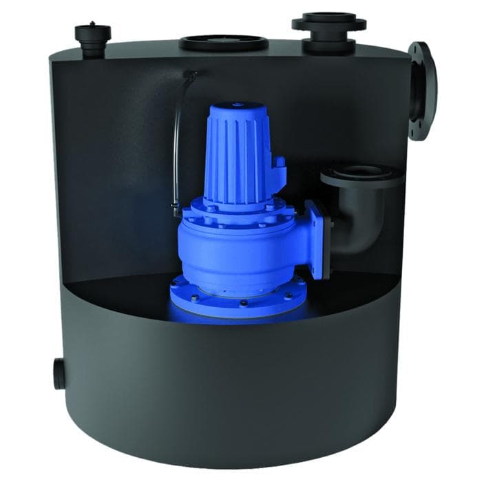 SFA SaniCubic 1 Hochleistung-Hebeanlage 4 kW 400 V 1 Kanalradpumpe