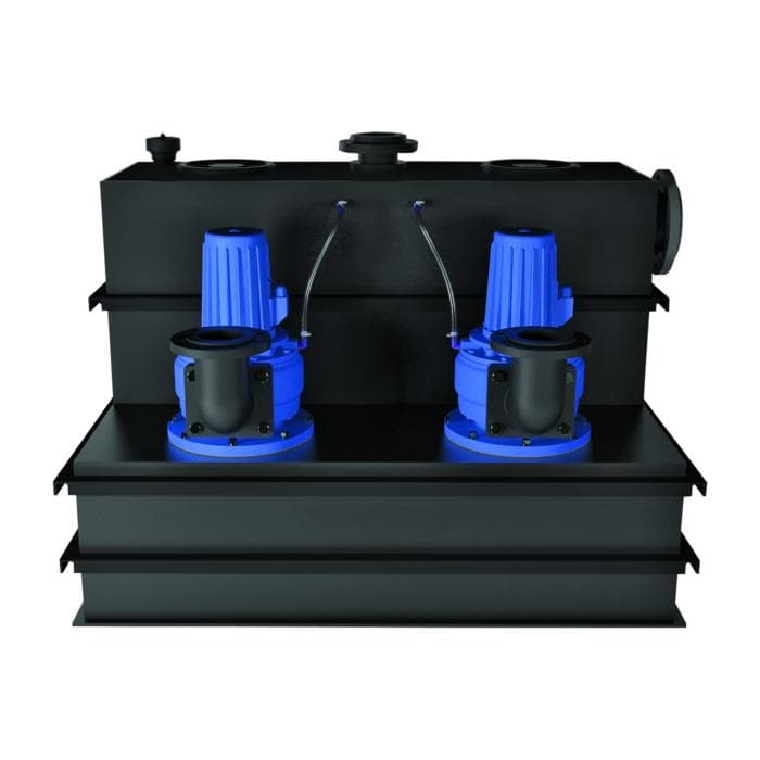 SFA SaniCubic 2 Hochleistung-Hebeanlage 3 kW 400 V schwarz