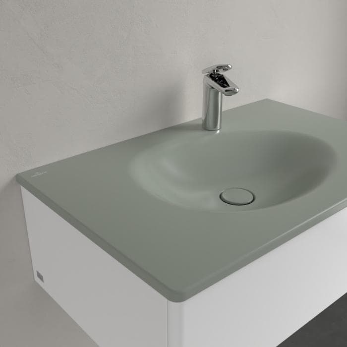 Villeroy und Boch Antao Schrankwaschtisch 80x50cm Morning Green C-plus