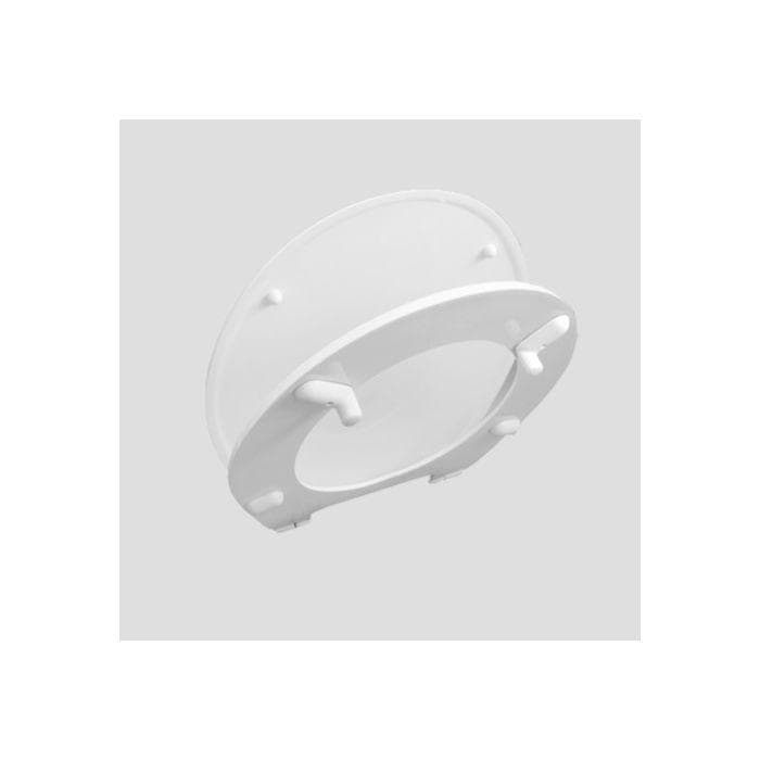 Sanit WC Sitz 4002 abumed 56038010000 Weiss Edelstahlscharniere Pflegebereich