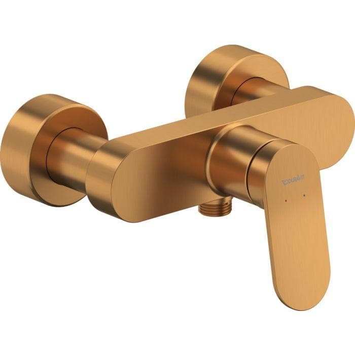 Duravit Wave Brausearmatur Aufputz Bronze gebürstet