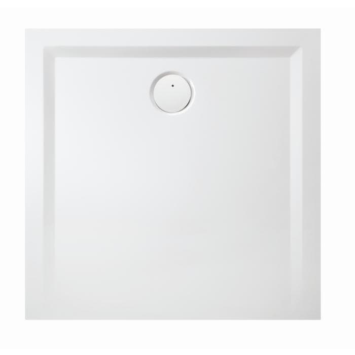 Hoesch Muna S Mineralguss-Duschwanne 90x90x3 cm Weiß Matt Solique