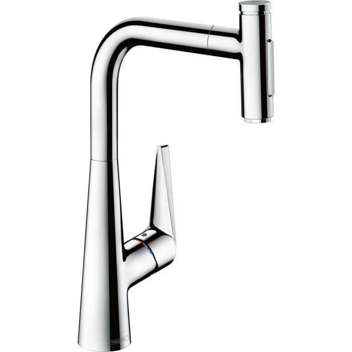 hansgrohe Talis Küchenarmatur 72823000 chrom mit Ausziehbrause 2jet