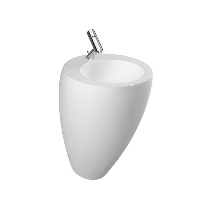 LAUFEN Alessi One Waschtisch 52x53 cm Weiß Clean Coat Ohne Überlauf