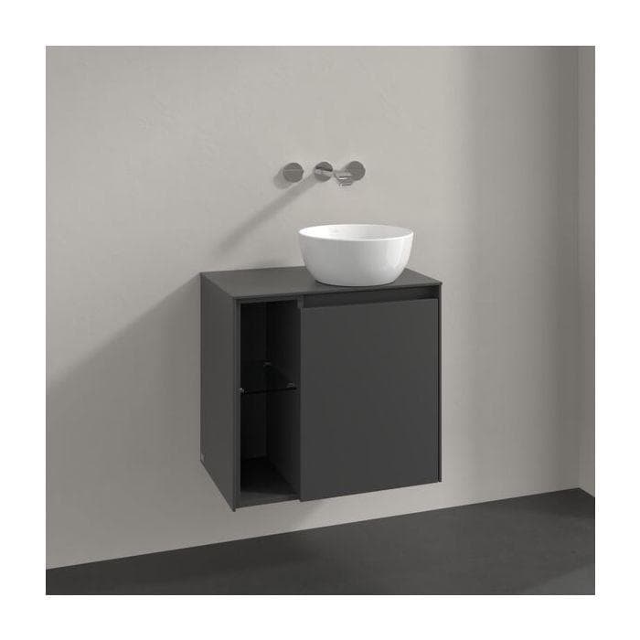 Villeroy und Boch Collaro Waschtischunterschrank LED-Beleuchtung Graphite