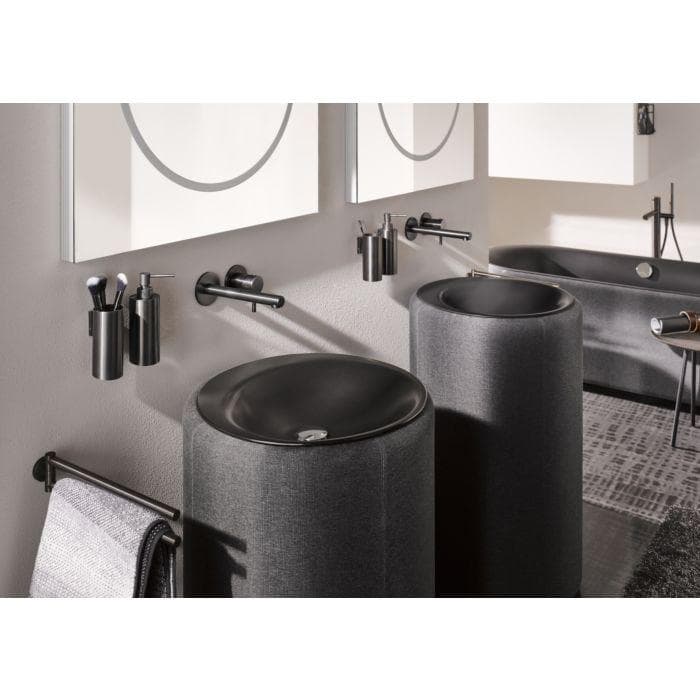 Herzbach Design iX PVD Fertigmontageset 21.139756.1.40 Black Steel Unterputz Waschtischarmatur