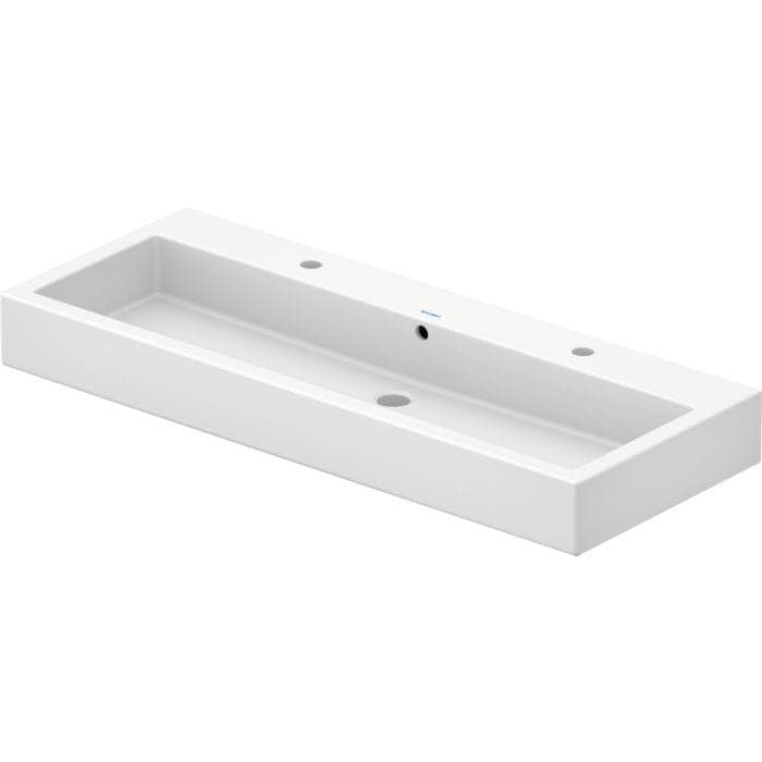 Duravit Vero Waschtisch 120x47cm Weiß Geschliffen 2 Hahnlöcher
