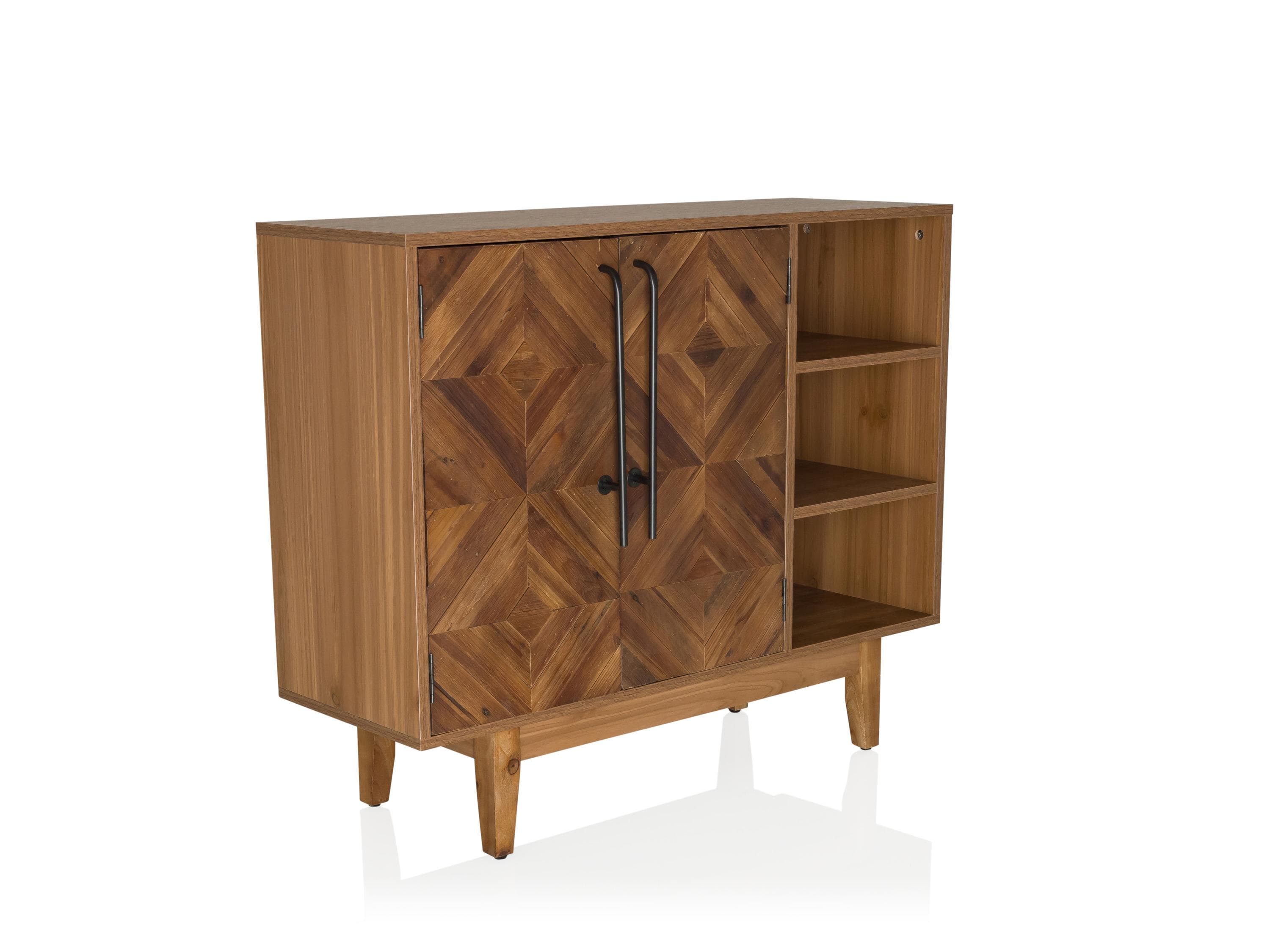 hjh LIVING Kommode SANTJAGO WOOD L Sideboard Braun Massivholz