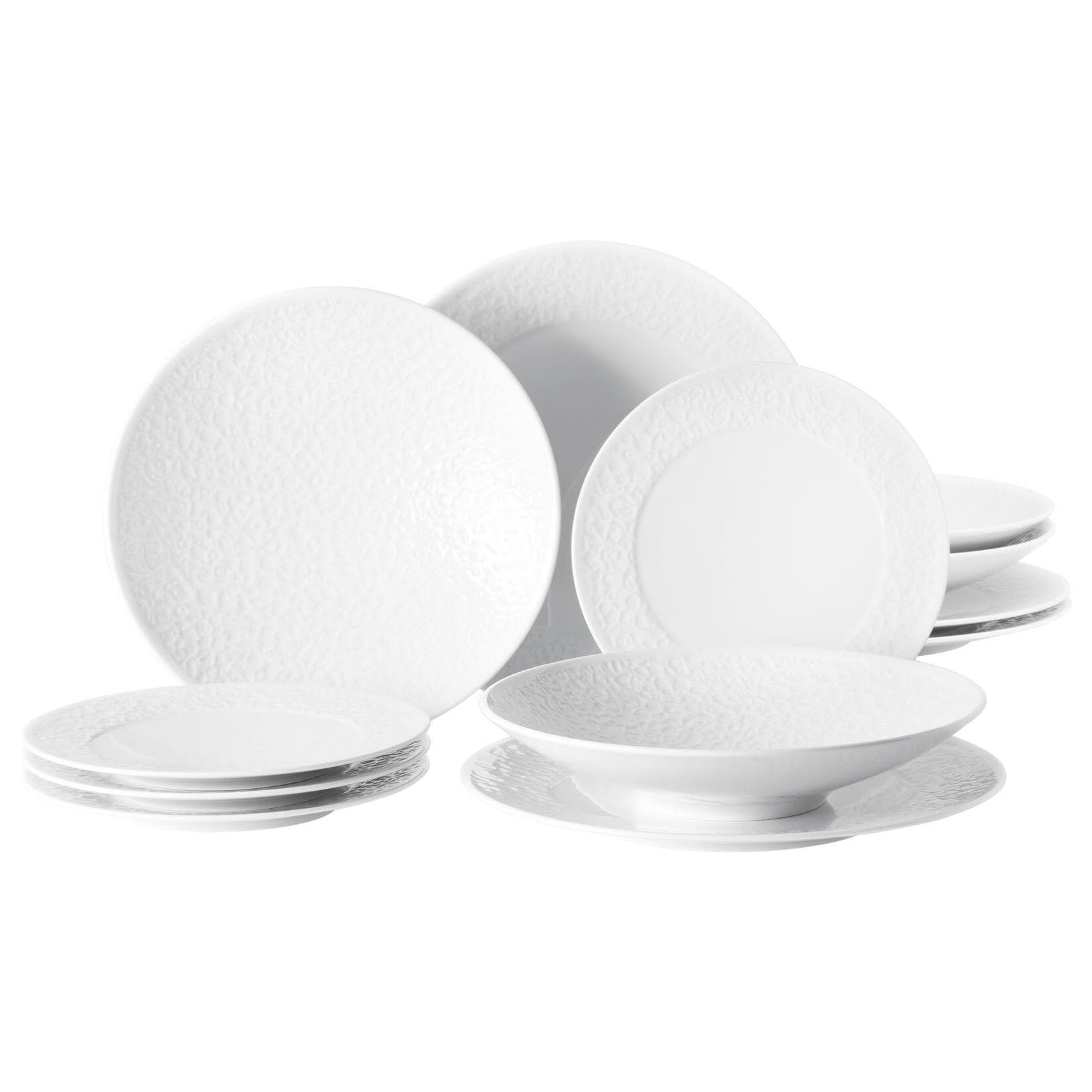 Seltmann Weiden Teller-Set Nori Home 12er Set Weiß
