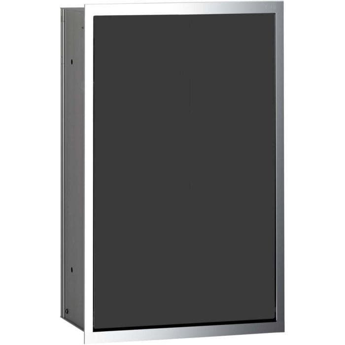 Emco Asis Modul 300 Abfallsammler Chrom/Schwarz Unterputzmodell