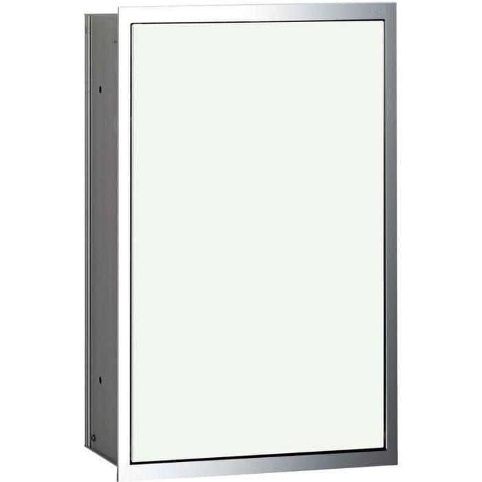 Emco Asis Modul 300 Abfallsammler 973227830 Chrom/Opalweiß Unterputzmodell