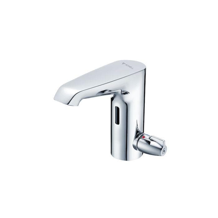 Schell XERIS E2-T Infrarot-Waschtischarmatur Hochdruck, ohne Stromversorgung, verchromt