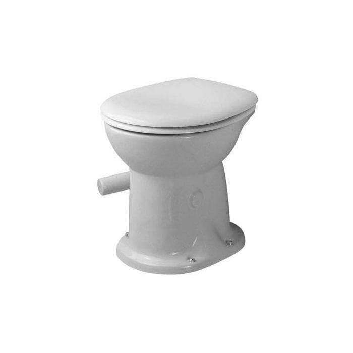 Duravit Design Classics Stand WC Duraplus 0180010000 für Klappenverschluss, Trockenklosett, 360x460x420mm, Weiß Hochglanz