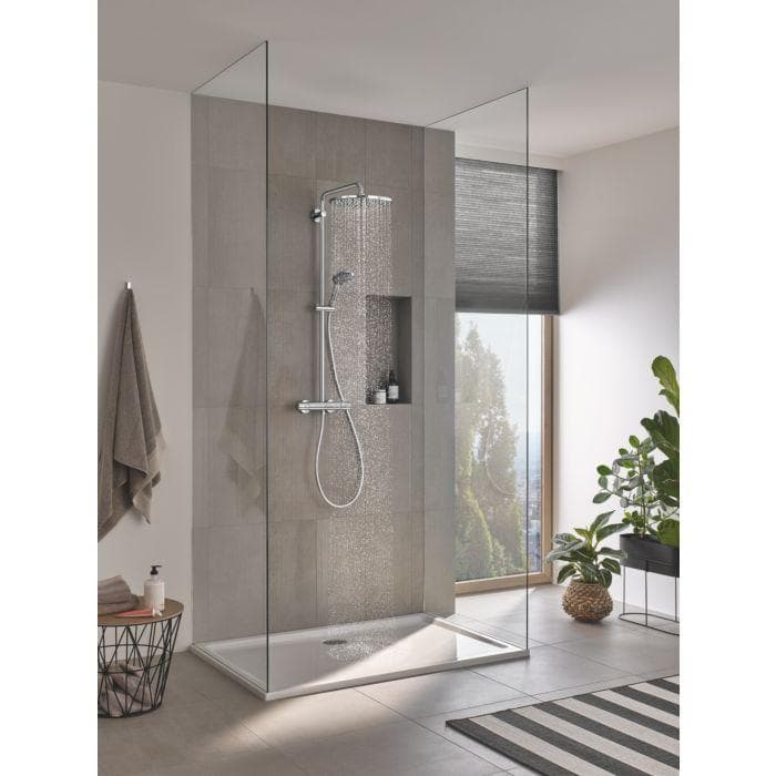 Grohe Vitalio Joy XXL 310 Duschsystem mit Thermostat, chrom, Wandmontage