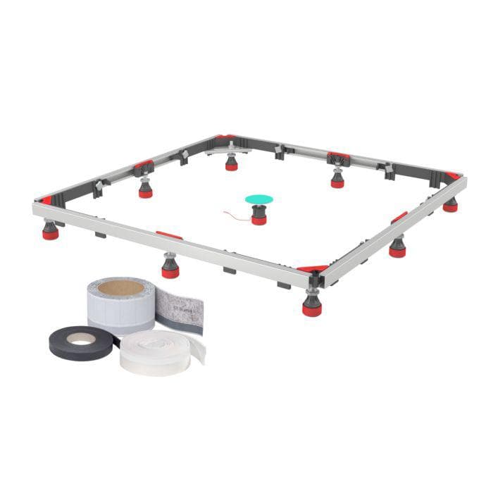 Mepa Duschwannen-Set 182125 Universal, Fußhöhe 70-195 mm