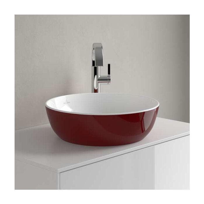 Villeroy und Boch Artis Aufsatzwaschtisch 417943BCS9 Ø 43cm Bordeaux