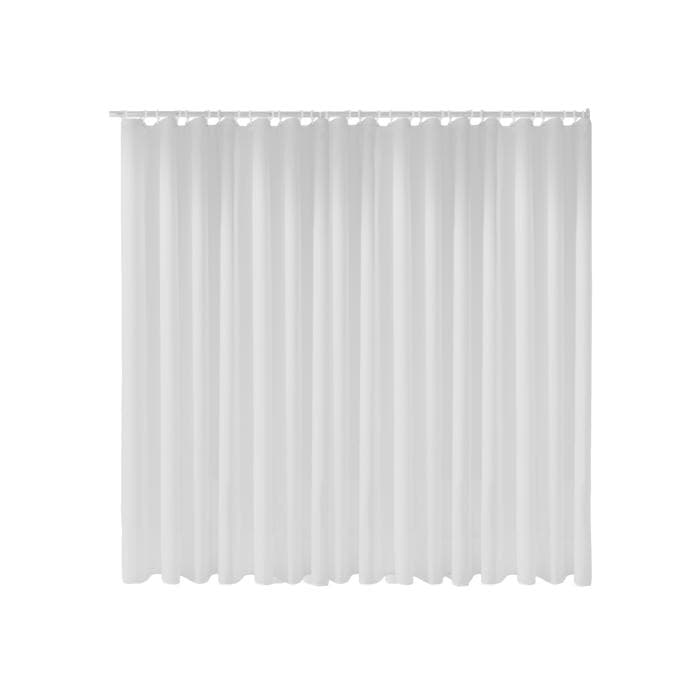 Keuco Duschvorhang Plan Uni - Lichtgrau, Trevira, Duschdicht, Antibakteriell