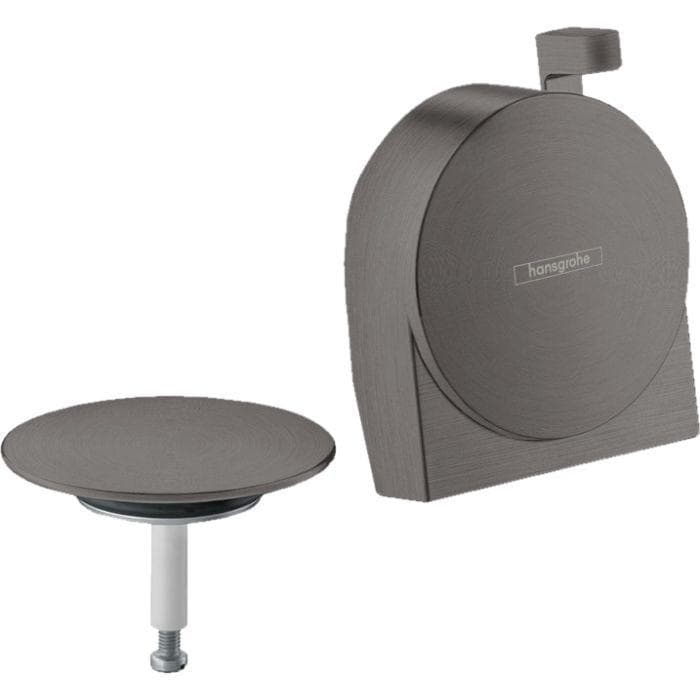 hansgrohe Exafill S Fertigmontageset 58117340 Wanneneinlauf Schwallstrahl Brushed Black