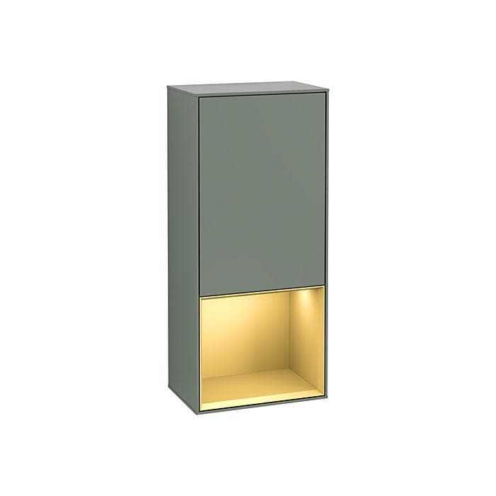Villeroy und Boch Finion Seitenschrank G540HFGM 41,8cm links Emotion Gold Matt Olive Matt Lacquer