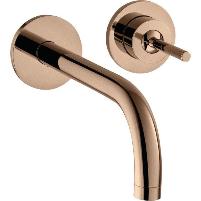 Hansgrohe Axor Uno Unterputz-Waschtischarmatur Pin-Griff 165 mm Polished Red Gold